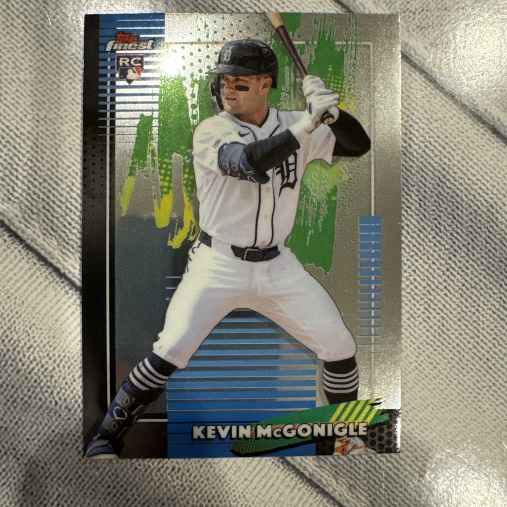 2026 Topps Finest Kevin McGonigle RC #74 Common Detroit Tigers Baseball Card - Picture 1 of 2